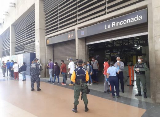 Coronavirus Metro de Caracas Ferrocarril Valles del Tuy GNB PNB Policía Cuarentena