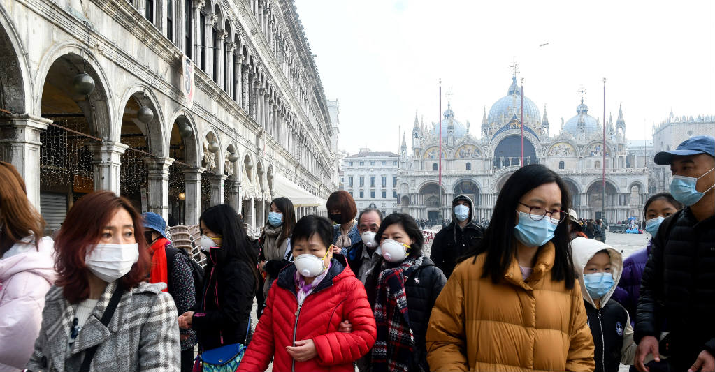 Fallecidos por Covid-19 en Italia. Foto: AFP