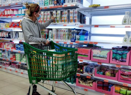 hacer el mercado en cuarentena