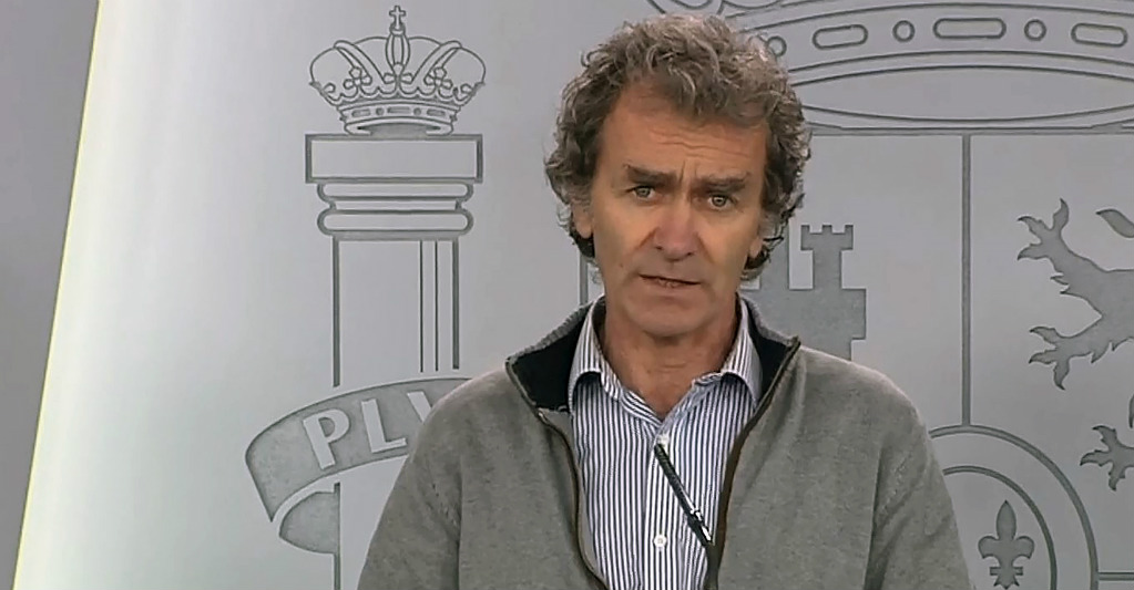 Portavoz de Sanidad español da positivo en coronavirus. EFE