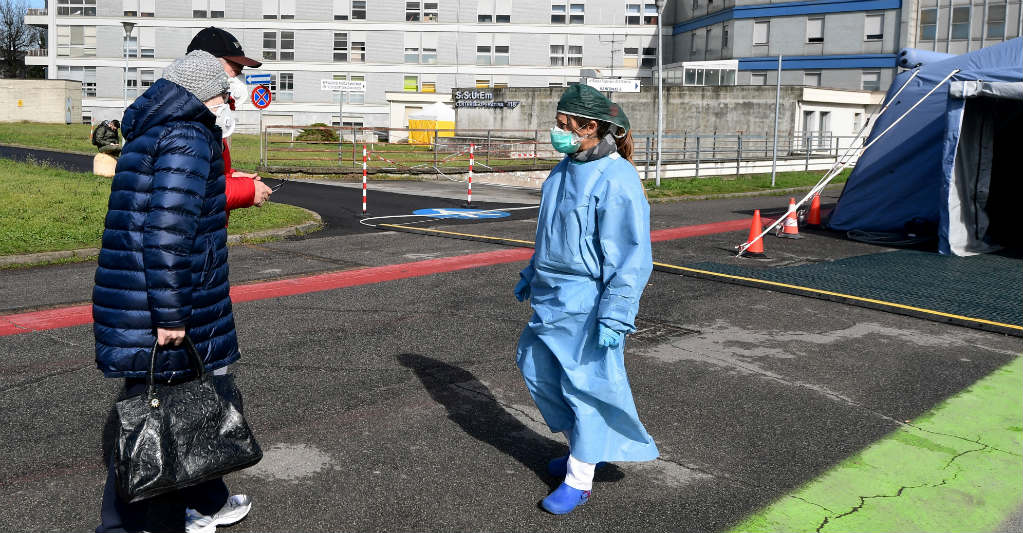 Italia reporta 107 fallecidos por Covid-19. Foto: AFP