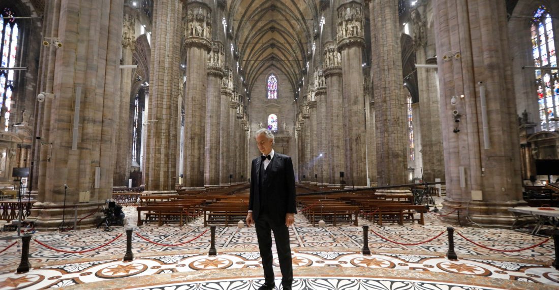 Andrea Bocelli y su música por la esperanza