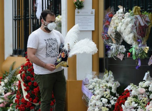 España registra descenso de muertes por coronavirus. AFP
