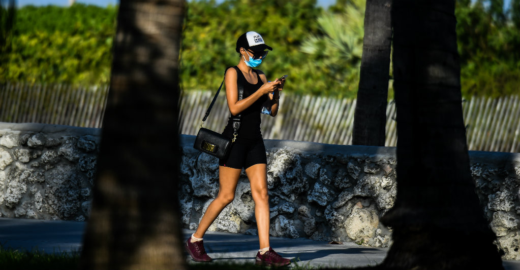 Florida ordena confinamiento obligatorio por coronavirus. Foto: AFP