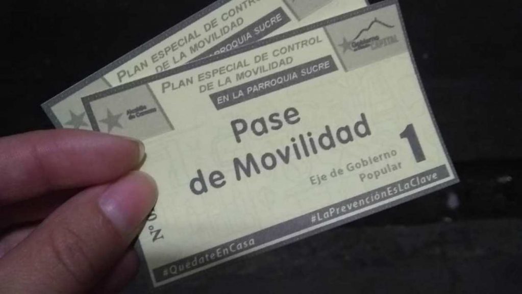 pase de movilidad catia