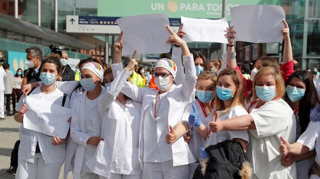 madrid españa cierre hospital de campaña