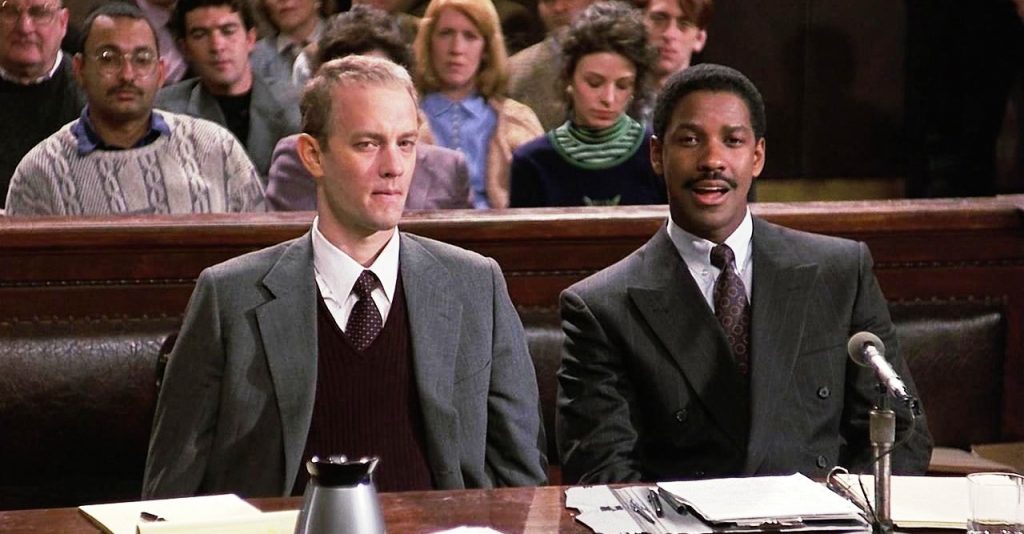 Tom hanks obtuvo el Oscar por "Philadefia" en 1991