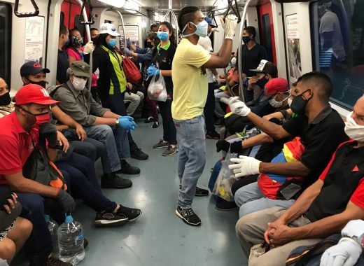 distanciamiento social metro de caracas