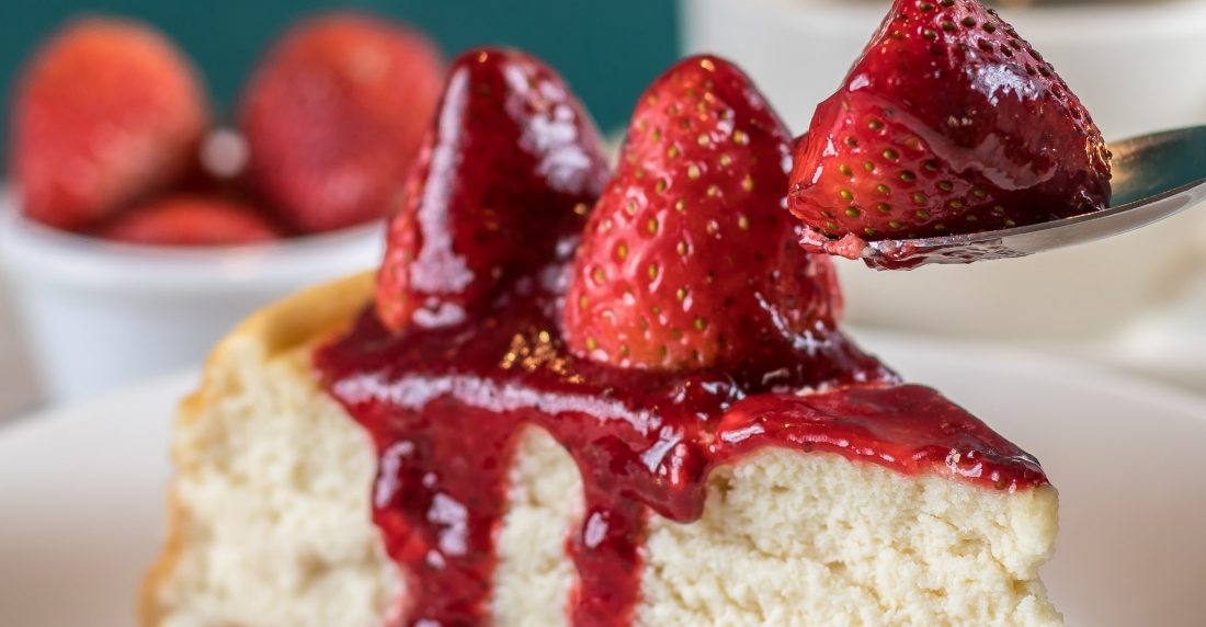 cheesecake de fresa