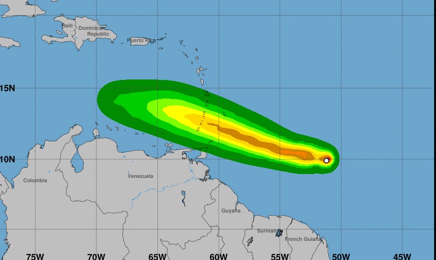tormenta tropical Gonzalo