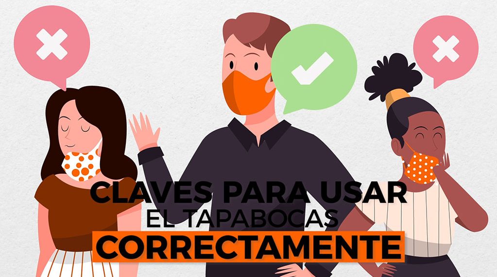 Cómo usar las mascarillas tapabocas