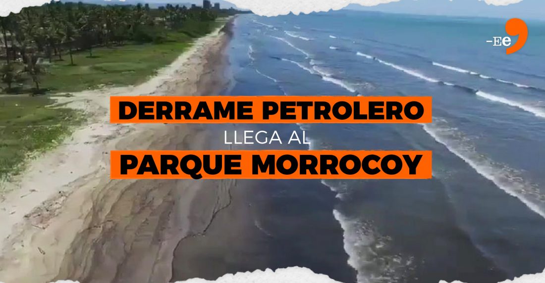 Derrame petrolero llega al Parque Morrocoy