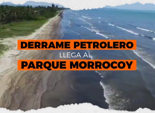 Derrame petrolero llega al Parque Morrocoy