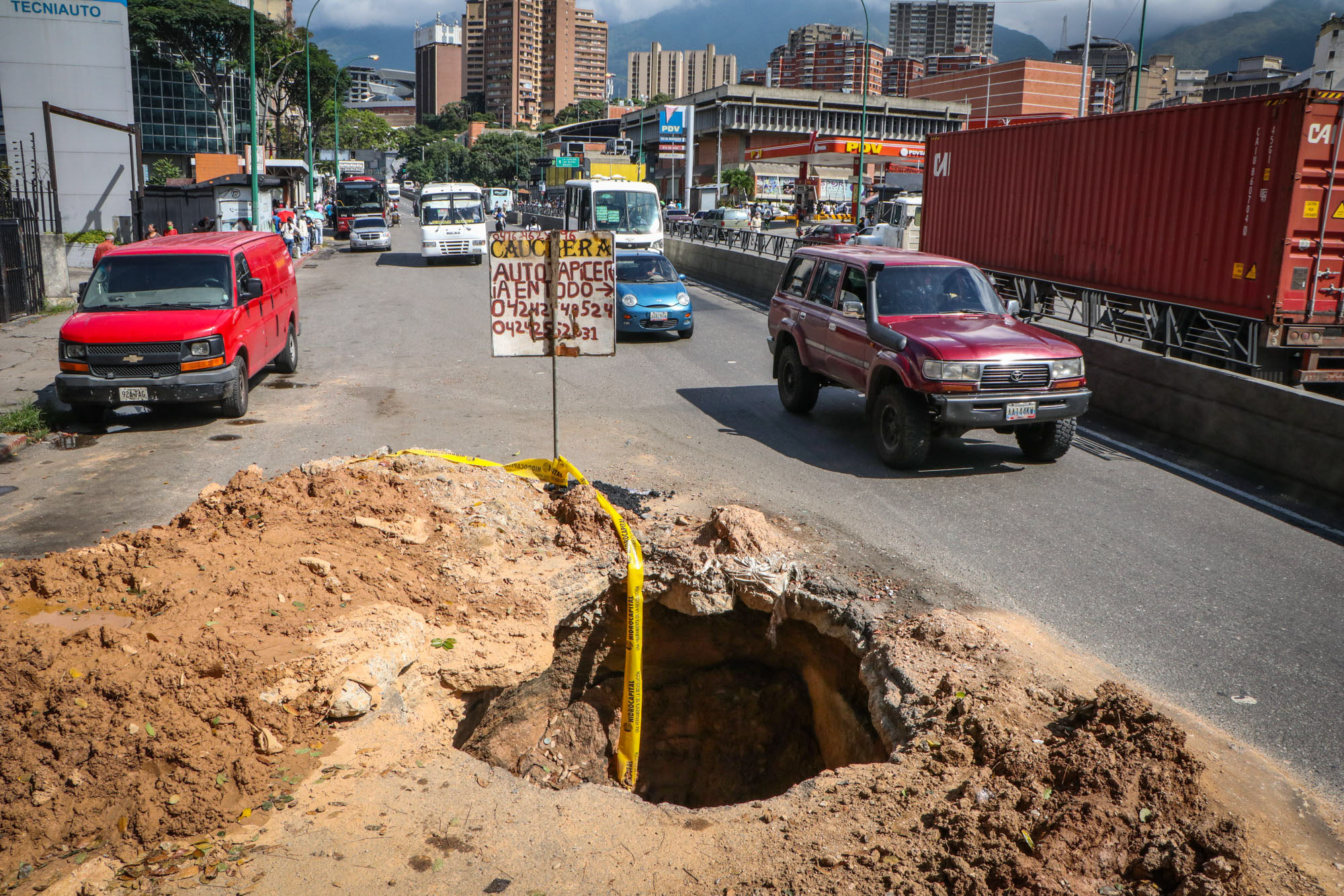 Caracas huecos