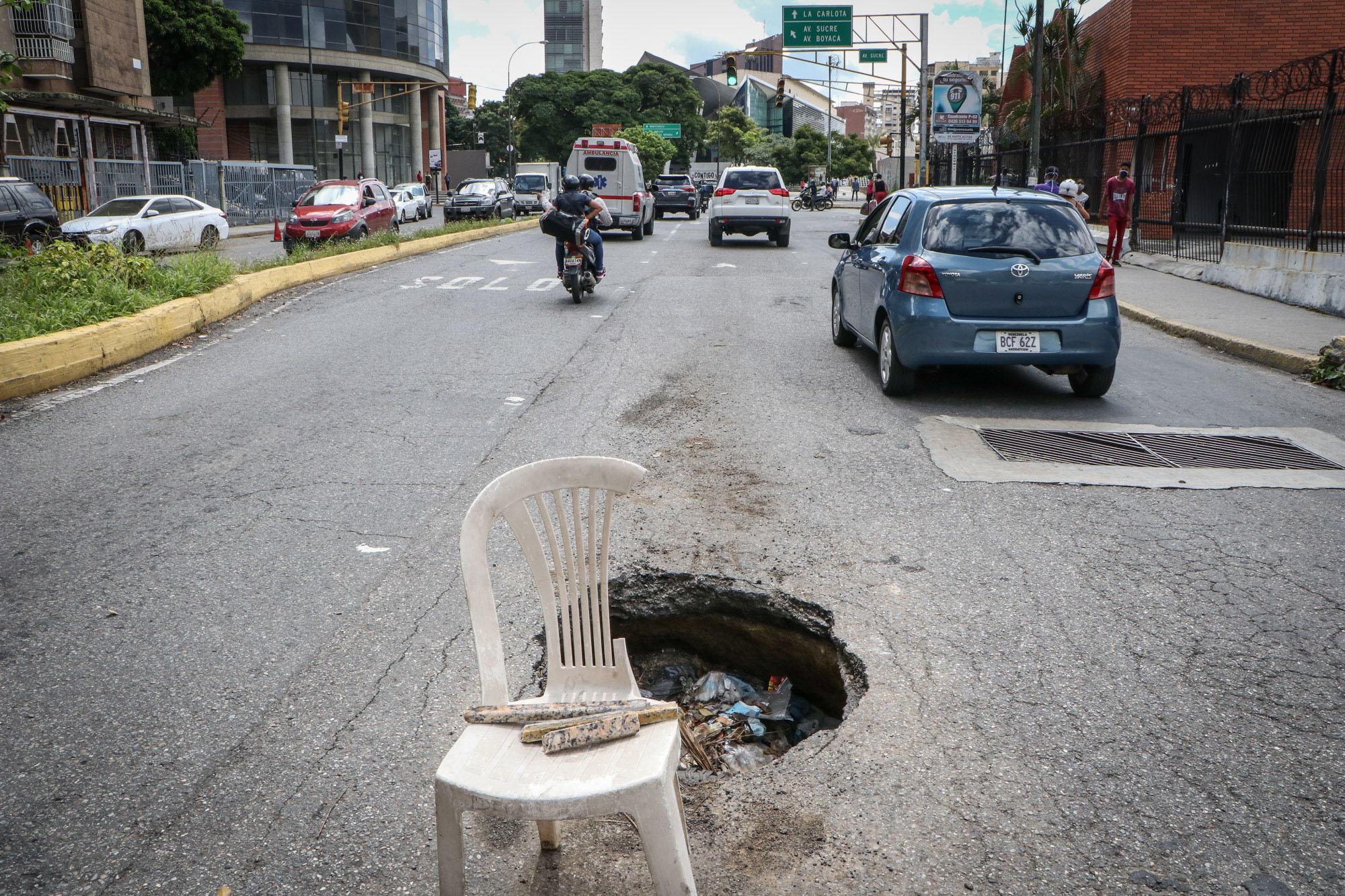 caracas huecos