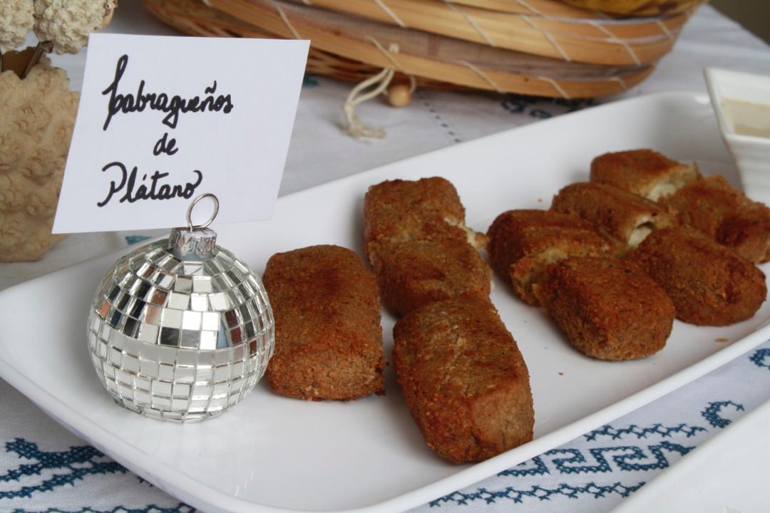tequeños de plátano y avena