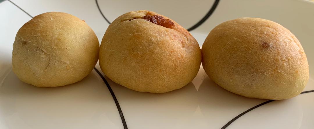 pasteles de queso de cabra