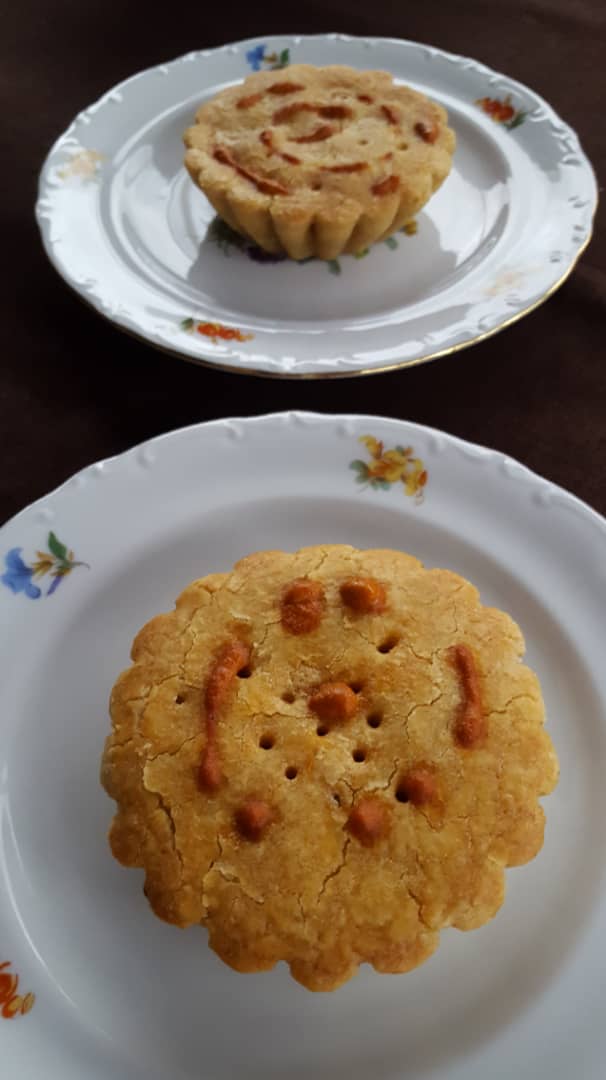 pastel de polvorosa de cerdo 