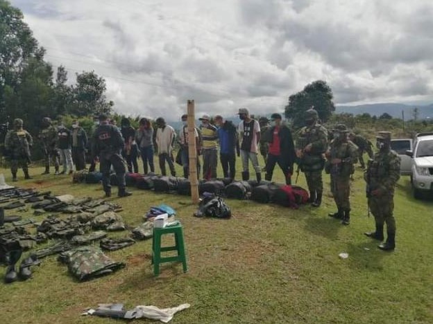 venezolanos disidentes de las FARC