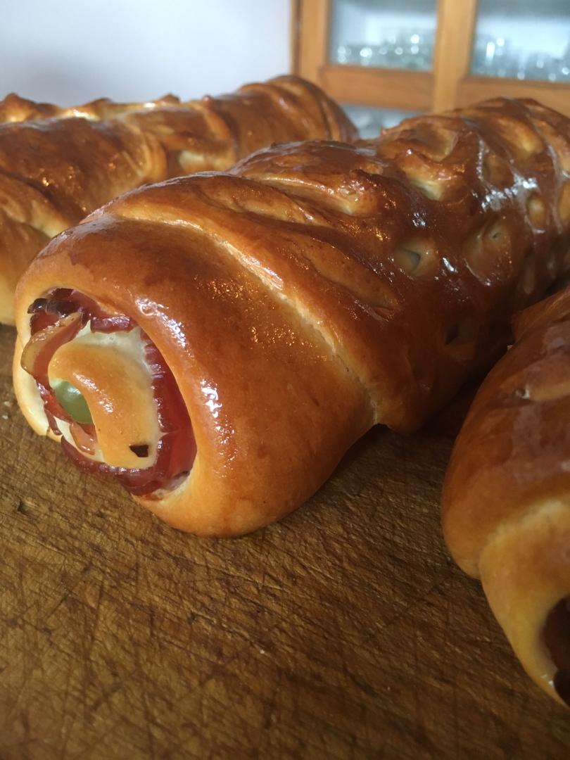 Panaderos mantuanos hallacas y pan de jamón