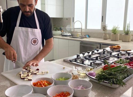como es la cocina de la casa de un chef