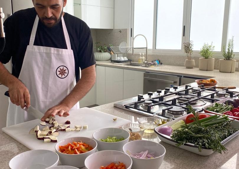 como es la cocina de la casa de un chef