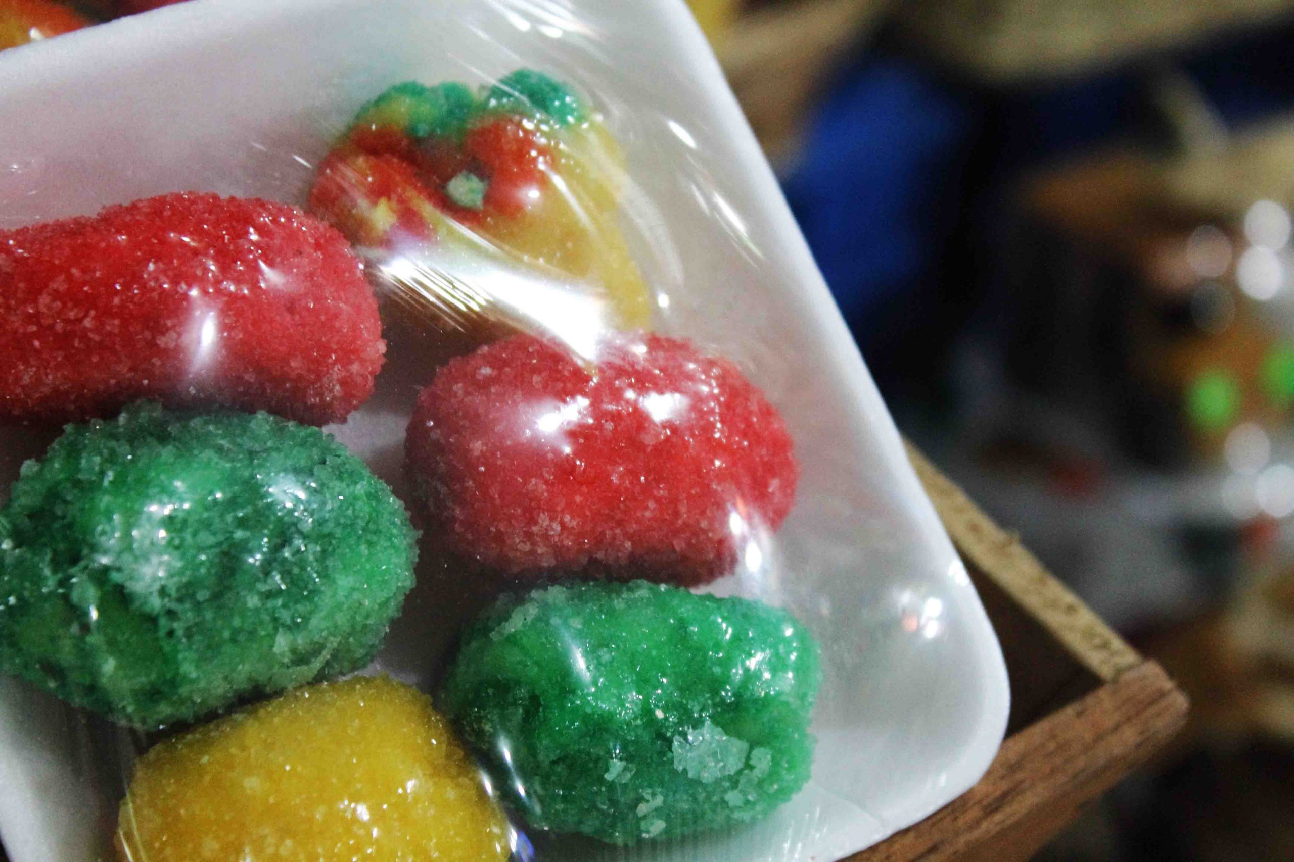 dulces abrillantados