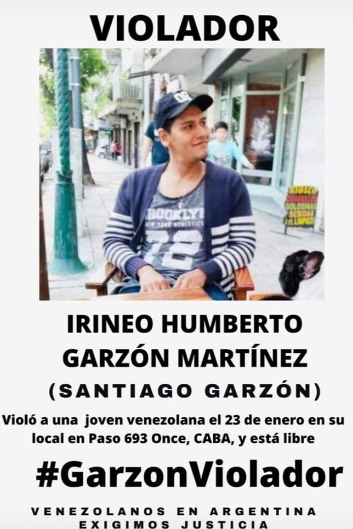 #GarzonViolador