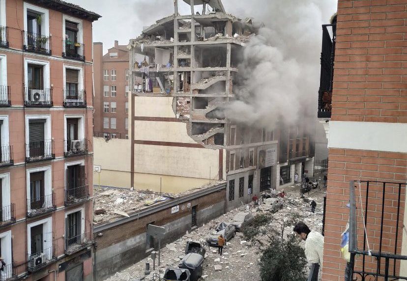 Explosión en Madrid