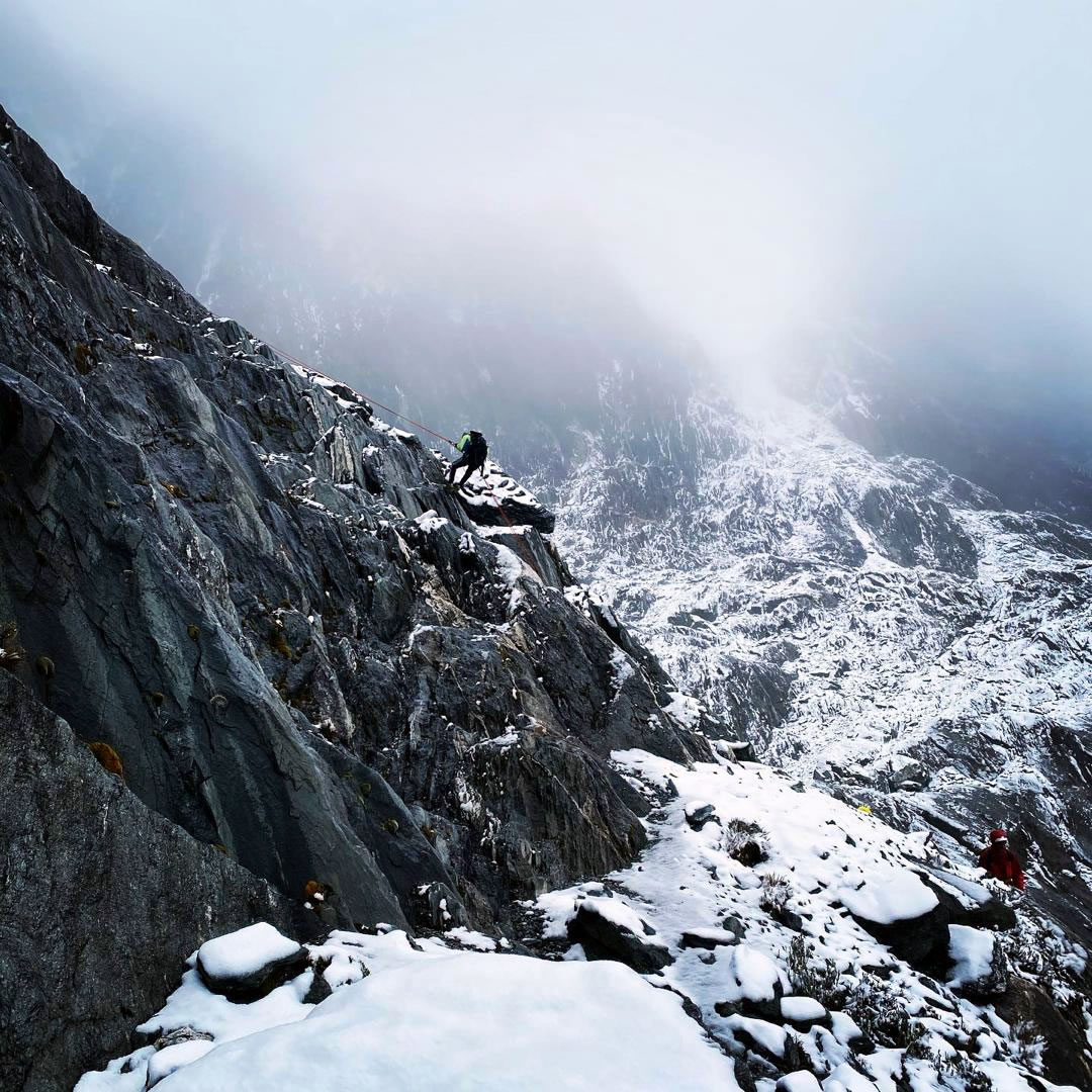 Así nevó el viernes en el Pico Bolívar