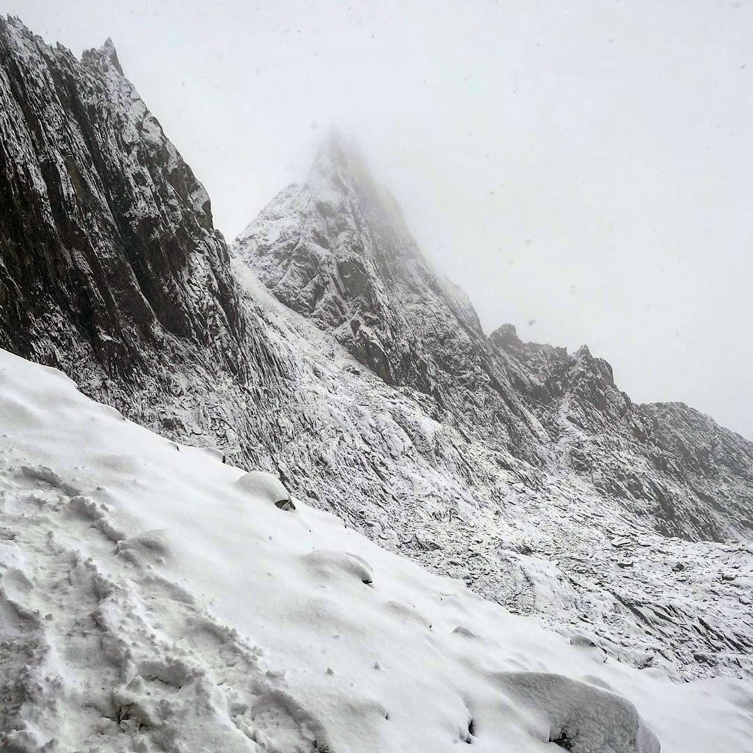 Así nevó el viernes en el Pico Bolívar