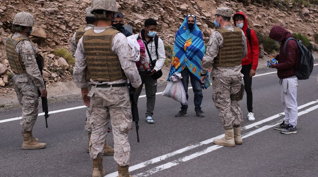 55 migrantes venezolanos chile