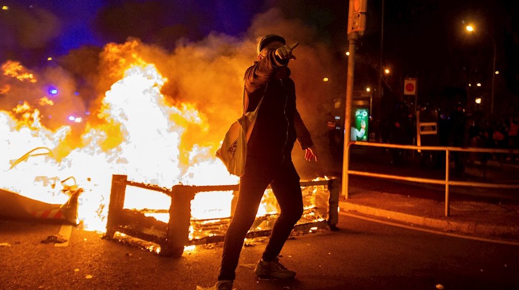 Disturbios en España