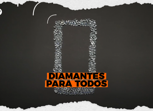 Celular de diamante
