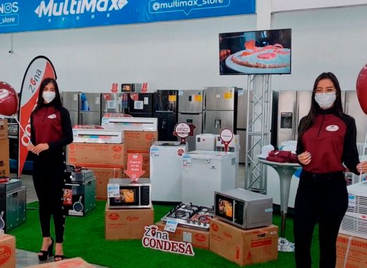 condesa presente en multimax store