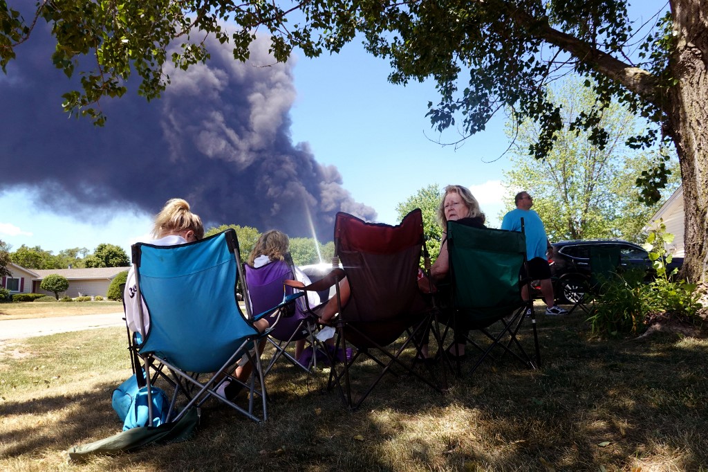 Enorme incendio