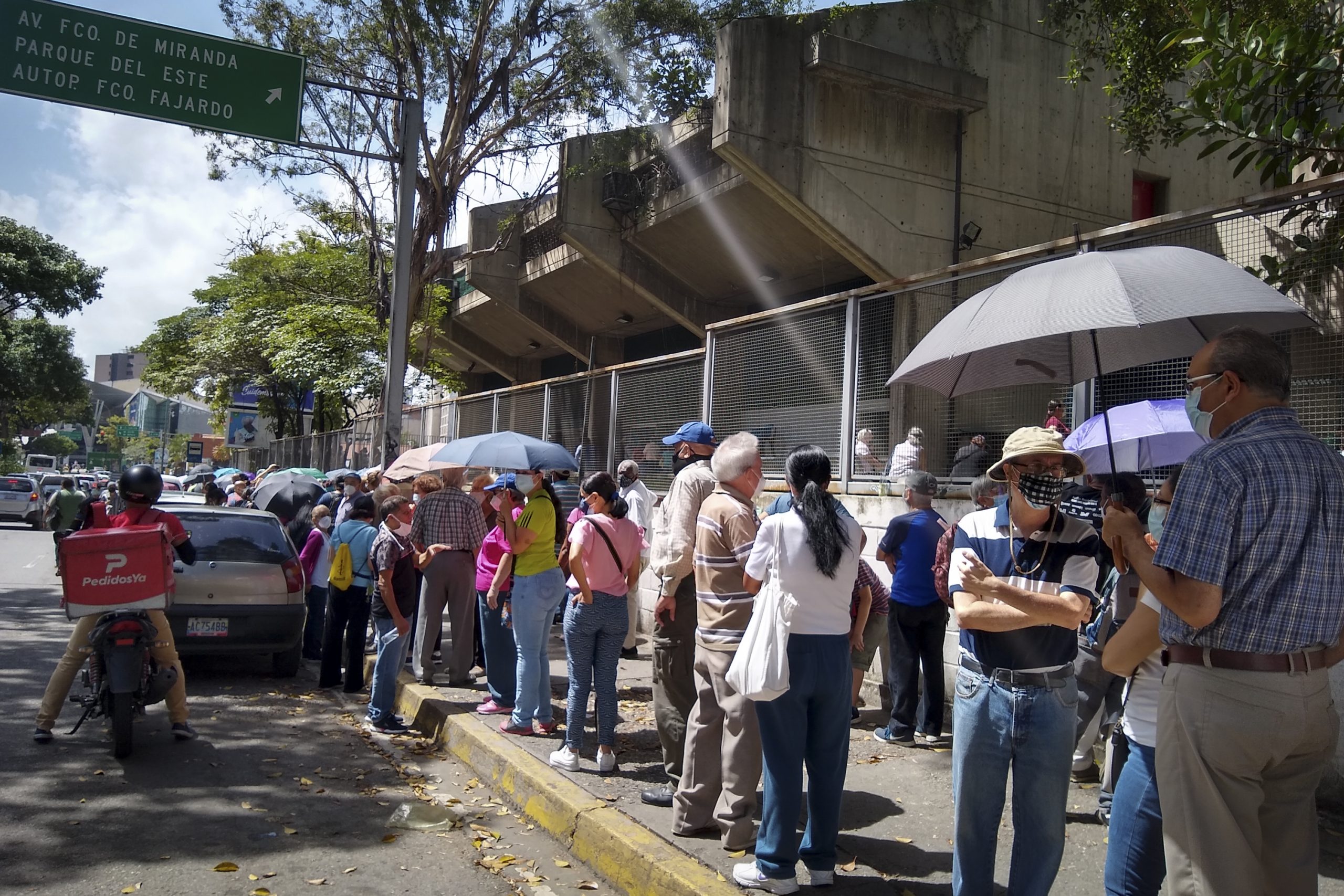 Segunda dosis en Parque Miranda