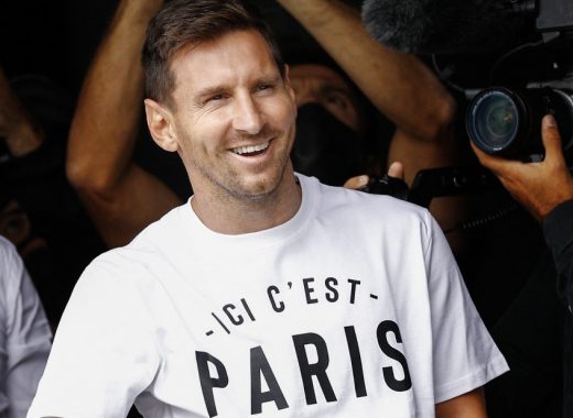Lionel Messi está en París Foto AFP