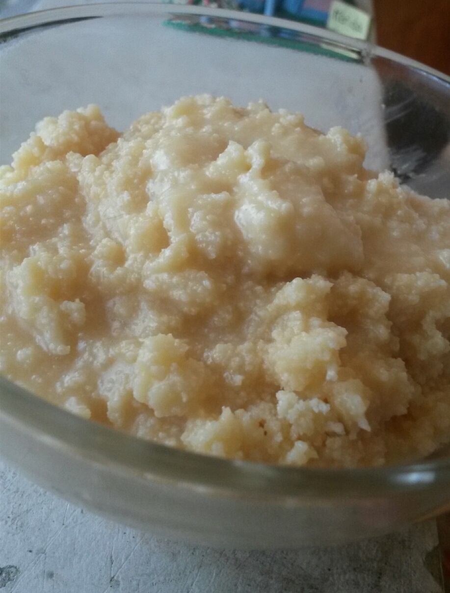 dulce de leche cortada