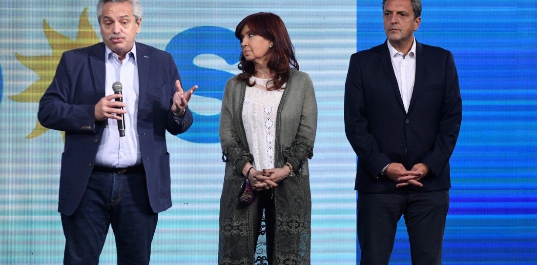 Argentina vive derrota de Alberto y Cristina Fernández. Foto: José Brusco/Clarínq