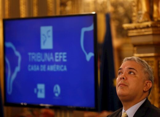 Iván Duque, presidente de Colombia, en Casa de América, Madrid