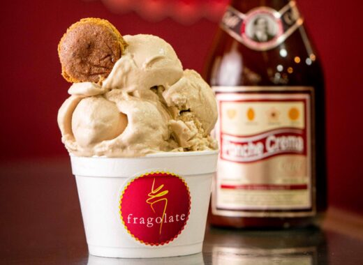 helado de ponche crema