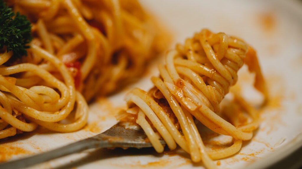 pasta y sus porciones