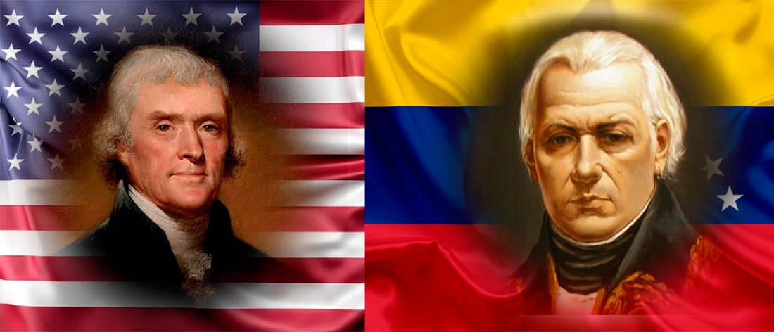 Miranda y Thomas Jefferson