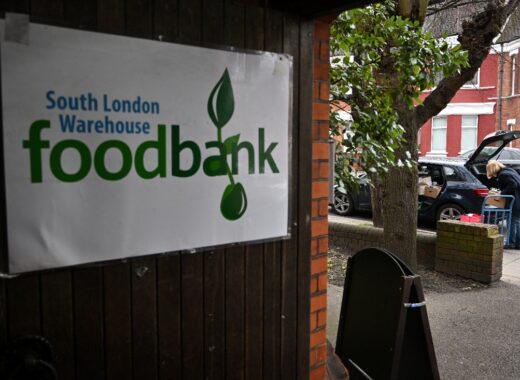 Reino Unido entre hambre y frío foto AFP