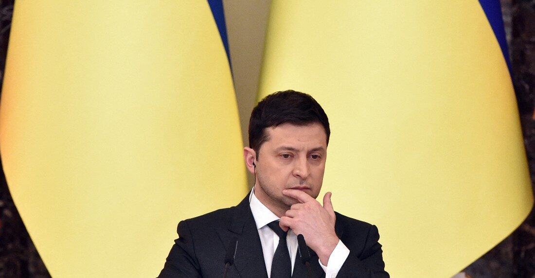 Zelensky, presidente de Ucrania se queda solo Foto AFP