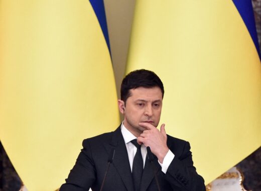 Zelensky, presidente de Ucrania se queda solo Foto AFP