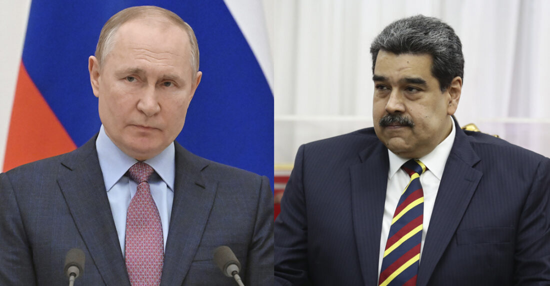 Maduro abraza la causa de Vladimir Putin