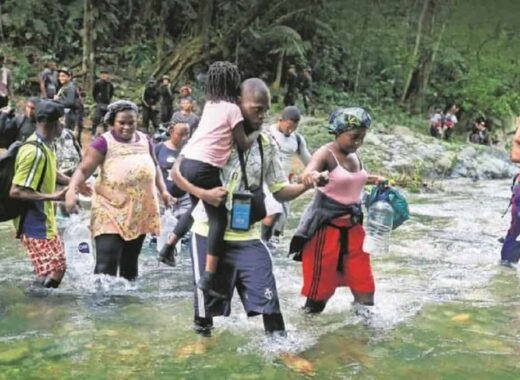 venezolanos Migrantes cruzan Guatemala el Darién, cada vez hay más venezolanos. Foto EFE