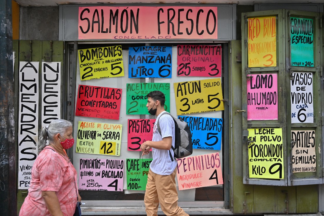 Venezuela, precios AFP